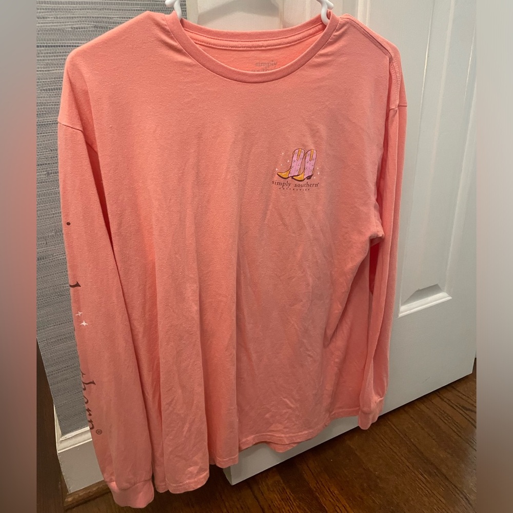Simply Southern Coral Tee